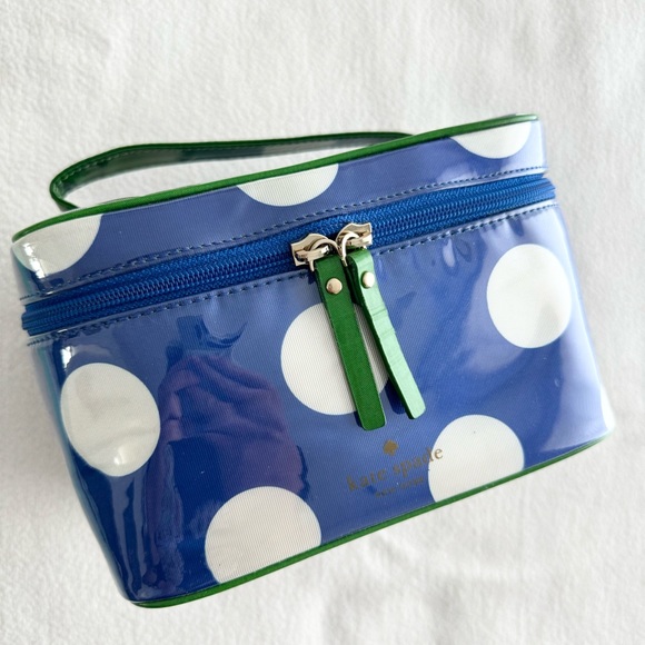 Kate Spade Polka Dot Vanity Case Cosmetic Bag - Picture 4 of 11